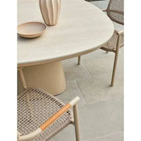 Globe West Dining Chairs GlobeWest Valencia Weave Dining Armchair - Carbon Grey