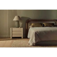 Globe West Bedside Tables Globe West August 3 Drawer Bedside - Porcelain