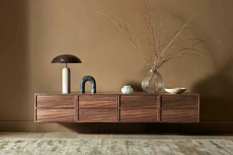 Globe West Lamps Globe West Easton Ellipse Table Lamp - Travertine/Burgundy