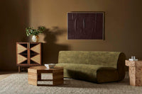 GlobeWest Juno Cloud Arc 2 Seater Sofa, styled in a room setting
