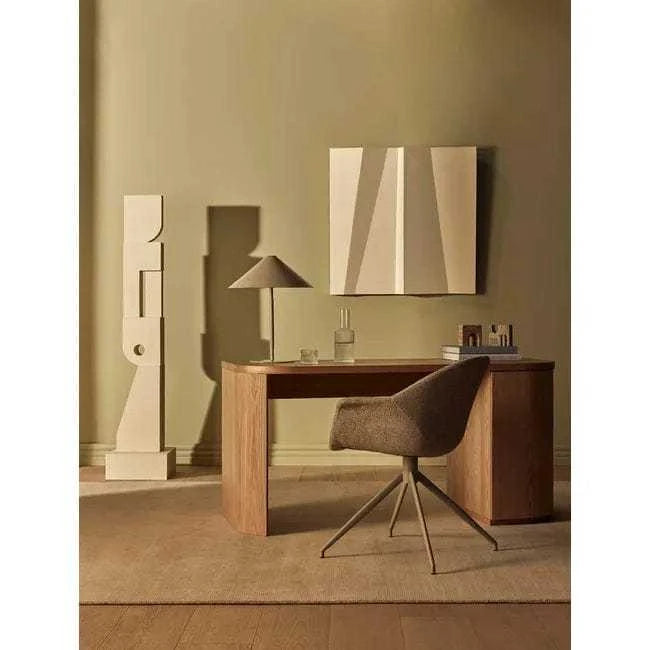 Globe West Occasional Chairs Globe West Daisy Spider Leg Office Chair - Fawn - Matt Cashmere