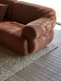 GlobeWest Juno Cloud Arc 2 Seater Sofa, styled in a room setting