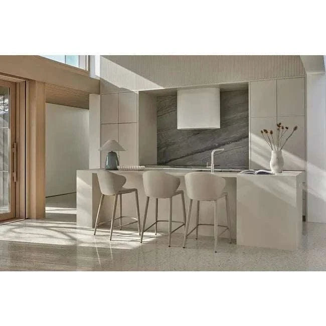 Globe West Lamps GlobeWest Lorne Pebble Table Lamp - Powder Blue/Oatmeal