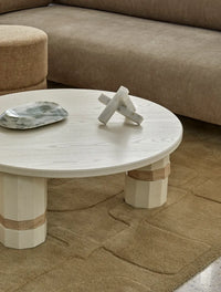 GlobeWest Rufus Converge Sculpture - White Marble