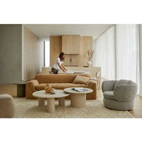 Norsu Interiors Boden Ellipse Sculpture Large - Amber Swirl