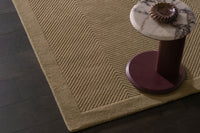GlobeWest Tepih Eira Rug - Ecru, styled in a room setting
