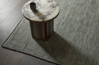 GlobeWest Bower Nora Jungle wool rug detail in a styled setting