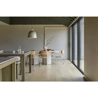 Globe West Dining Chairs GlobeWest Piccolo Cantilever Dining Chair - Copeland Honey - Bone Powdercoated Metal
