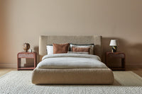GlobeWest Easton Rowan Table Lamp - Wild Mushroom, styled in a room setting