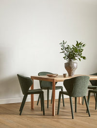 GlobeWest Forme Rina Vase - White, styled in a room setting