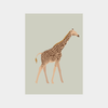 Buttercup the Giraffe digital downloadable print with high-resolution giraffe illustration on neutral background