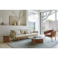 Globe West Occasional Chairs GlobeWest Jenson Occasional Chair - Cinnamon Speckle - Natural Ash