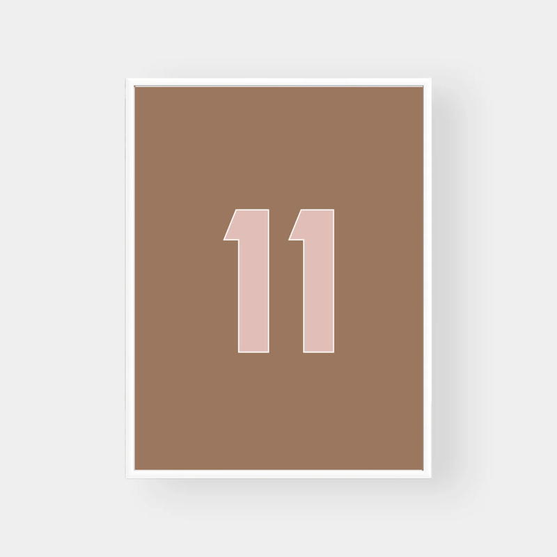 Norsu Interiors Prints Chocolate / 30x40cm / No Thanks Clubhouse Collection - Choose Your Number Print- Various Sizes