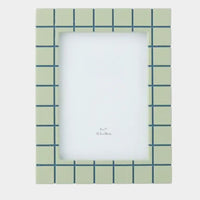Clover Resin Photo Frame 5x7 - Mint/Teal