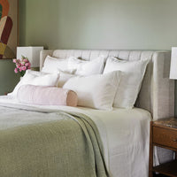 Eadie Lifestyle Ease Quilted Bed Cover Set - White/Pistachio
