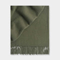 Weave Home Nevis Lambswool Throw - Juniper