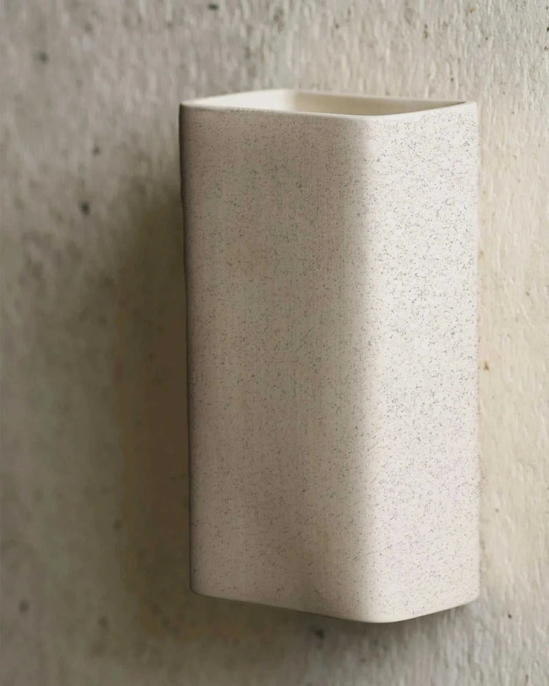 Robert Gordon Interiors Wall Sconce Robert Gordon Box Ceramic Wall Light - Stone