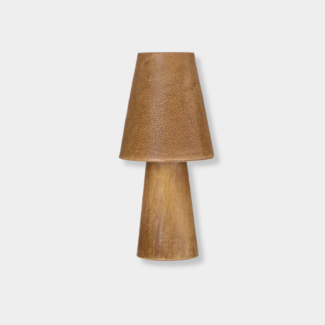 George Ceramic Table Lamp - Rust