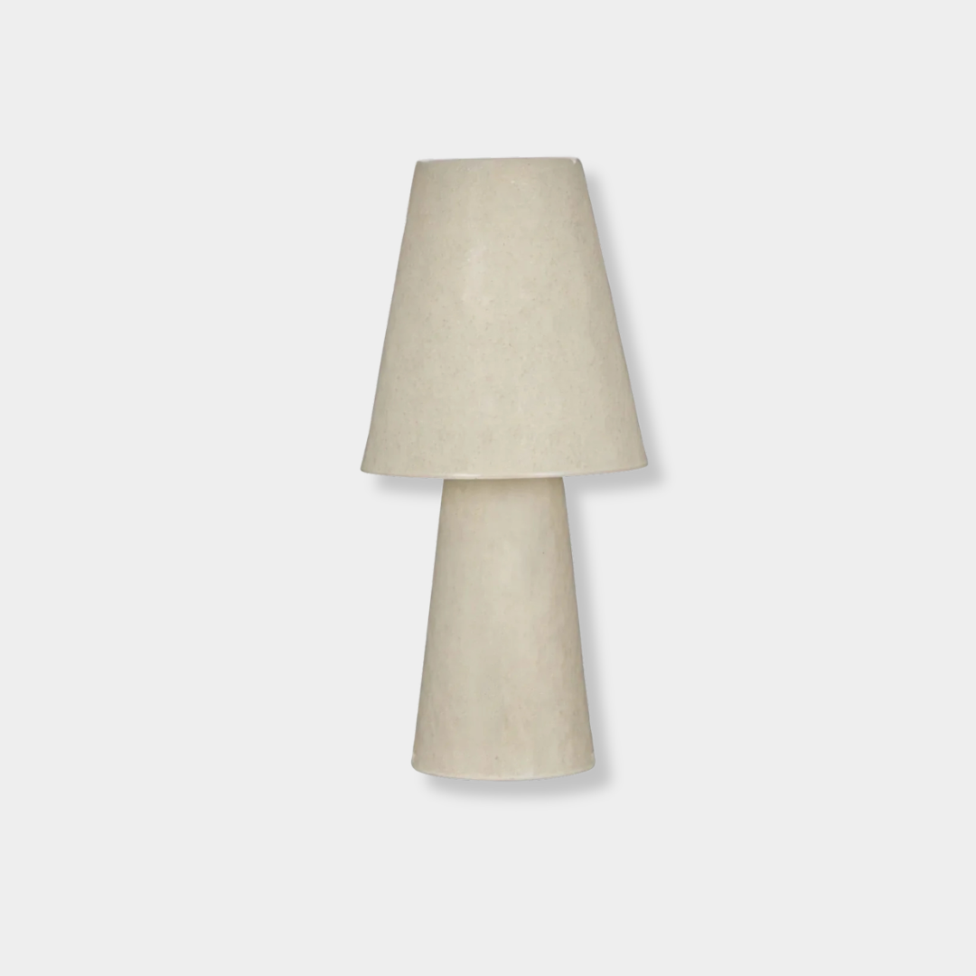 George Ceramic Table Lamp - Ivory