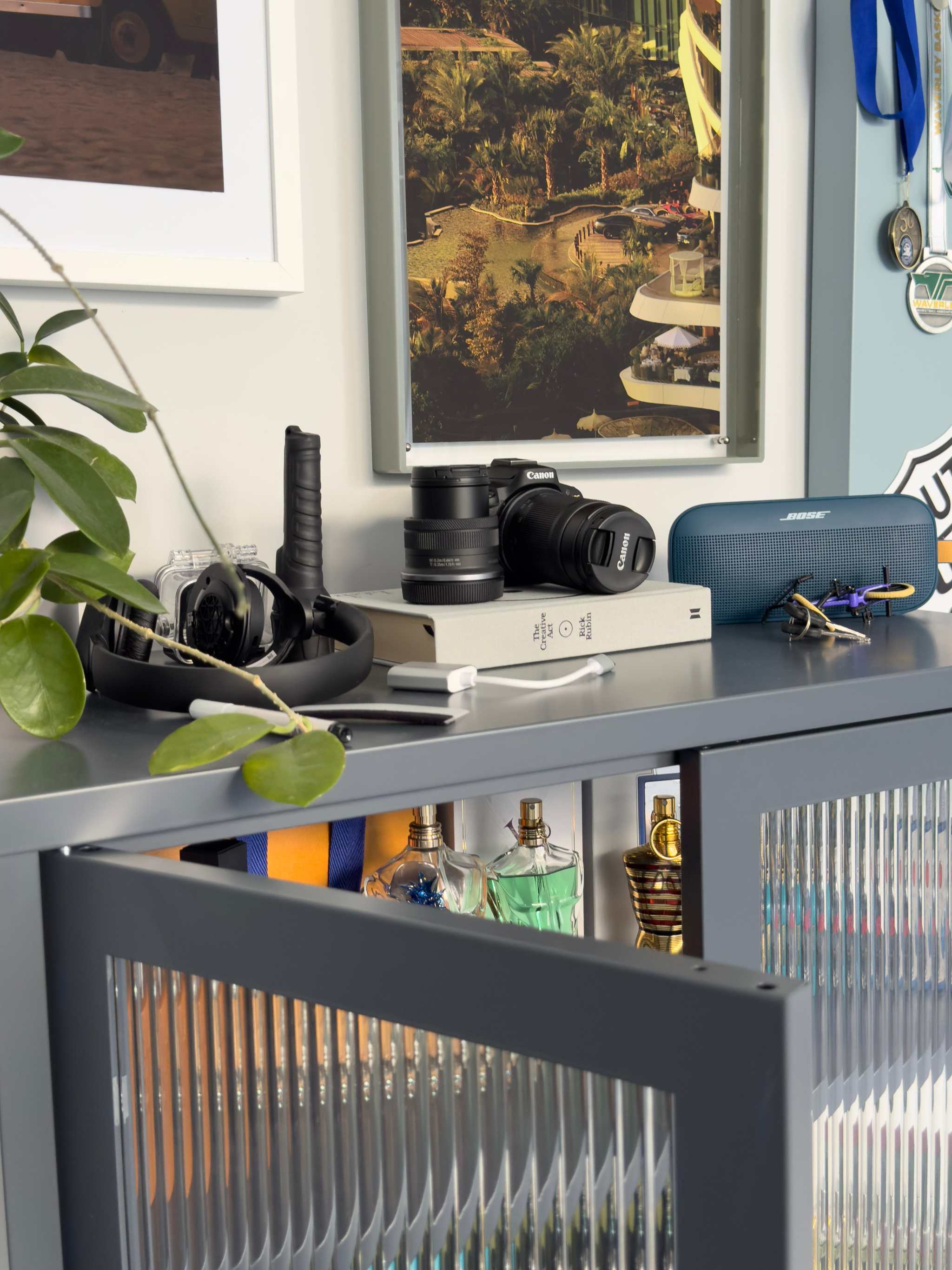 Hidden Resort Print vibrant modern kids room wall art by Harvey Wheeler