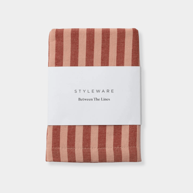 Styleware Tea Towels Styleware Between The Lines Tea Towels - Red Velvet