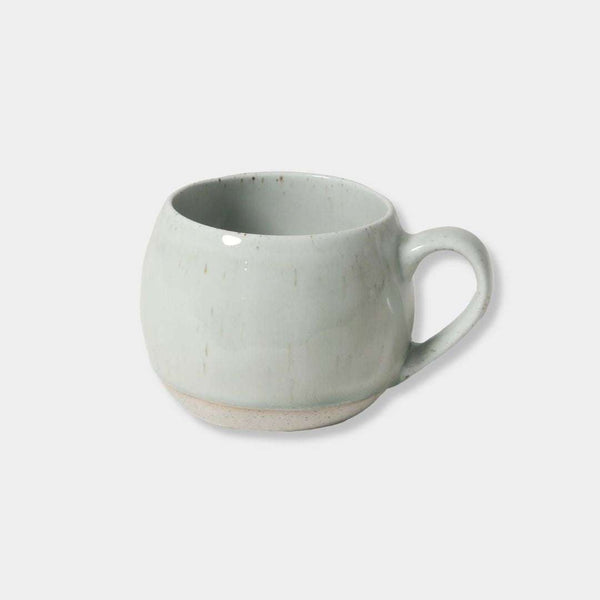 Set of four Robert Gordon Mineral Mugs in Topaz with reactive glaze and stoneware design