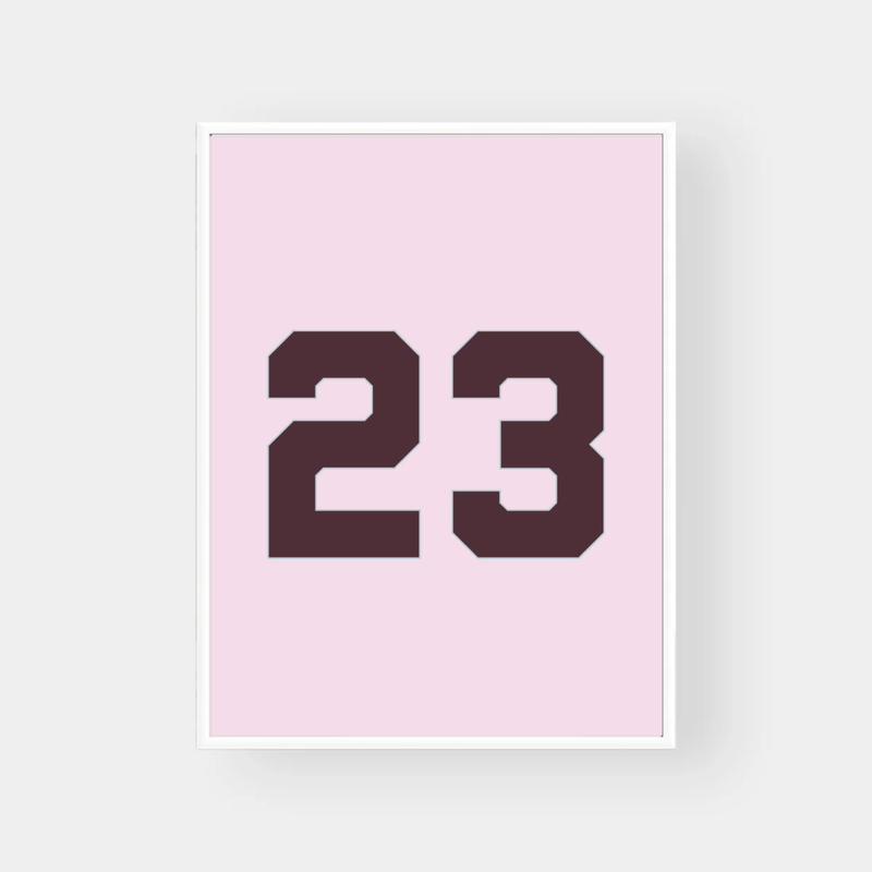 Norsu Interiors Prints Violet / 30x40cm / No Thanks Clubhouse Collection - Choose Your Number Print- Various Sizes