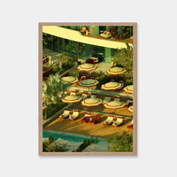 Golden Hour Club print wall art by Harvey Wheeler in various sizes for kids' rooms and home decor