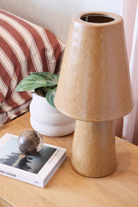 George Ceramic Table Lamp - Rust