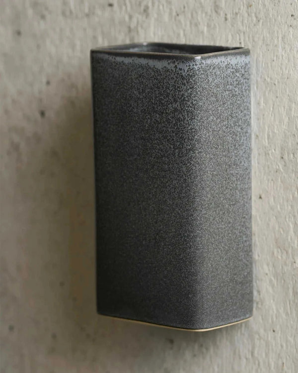 Robert Gordon Box ceramic wall light, storm | Norsu Interiors