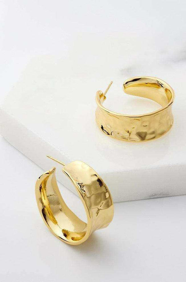 Zafino Earrings Zafino Bianca Hoop - Gold