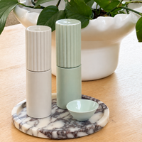 norsu STUDIO Salt & Pepper Grinder – Ecru
