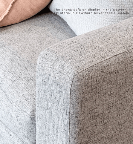 Molmic Sofas Molmic Shona sofa, Hawthorn Silver Fabic with Oak Timber Legs (7908354588921)