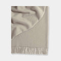Weave Home Nevis Lambswool Throw - Limestone