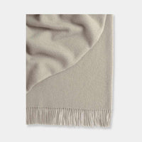 Weave Home Blankets & Throws Weave Home Nevis Lambswool Throw - Limestone
