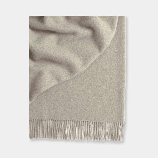 Weave Home Blankets & Throws Weave Home Nevis Lambswool Throw - Limestone