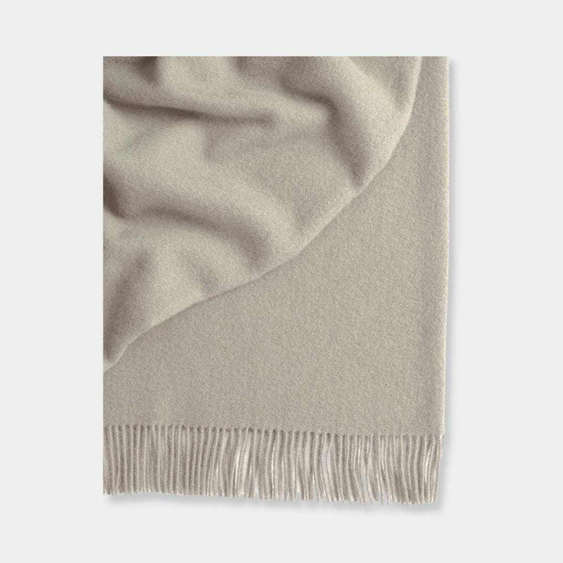 Weave Home Blankets & Throws Weave Home Nevis Lambswool Throw - Limestone