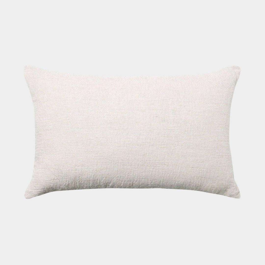 L&M Ava Pure Linen Cushion - Nougat