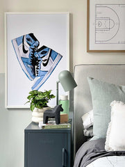 DG Designs Prints Dom Gauci Print - Sky High Sneaks, Blue (7933632807161)