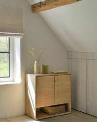 Ethnicraft Nordic Sideboard - 2 Door — styled in a room setting