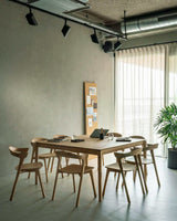 Ethnicraft Dining Tables Ethnicraft Bok Dining Table - Oak Square