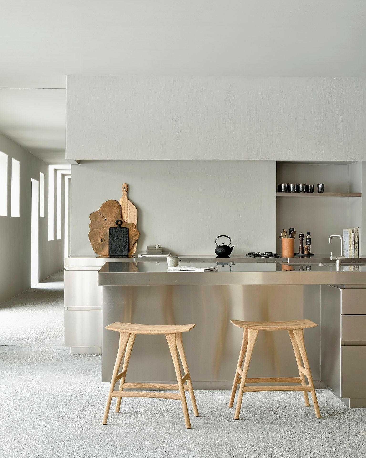 Ethnicraft Bar Stools Ethnicraft Osso Stool - Natural Oak