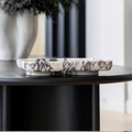 CoTheory Marble Footed Letter Tray - Viola Calacatta
