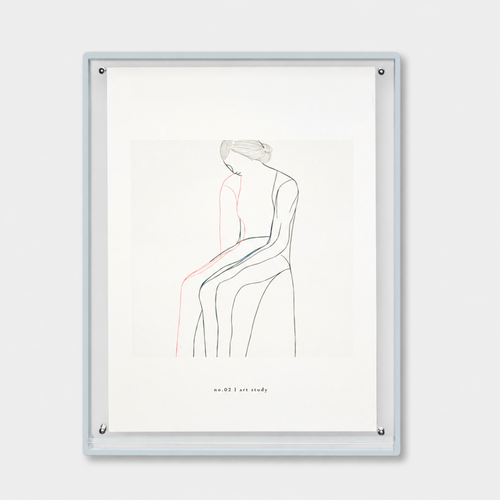 norsu STUDIO Acrylic Box Gallery Frame - Powder Blue