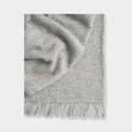 Weave Home Nevis Lambswool Throw - Ash