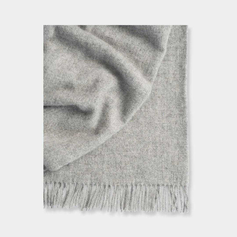 Weave Home Blankets & Throws Weave Home Nevis Lambswool Throw - Ash
