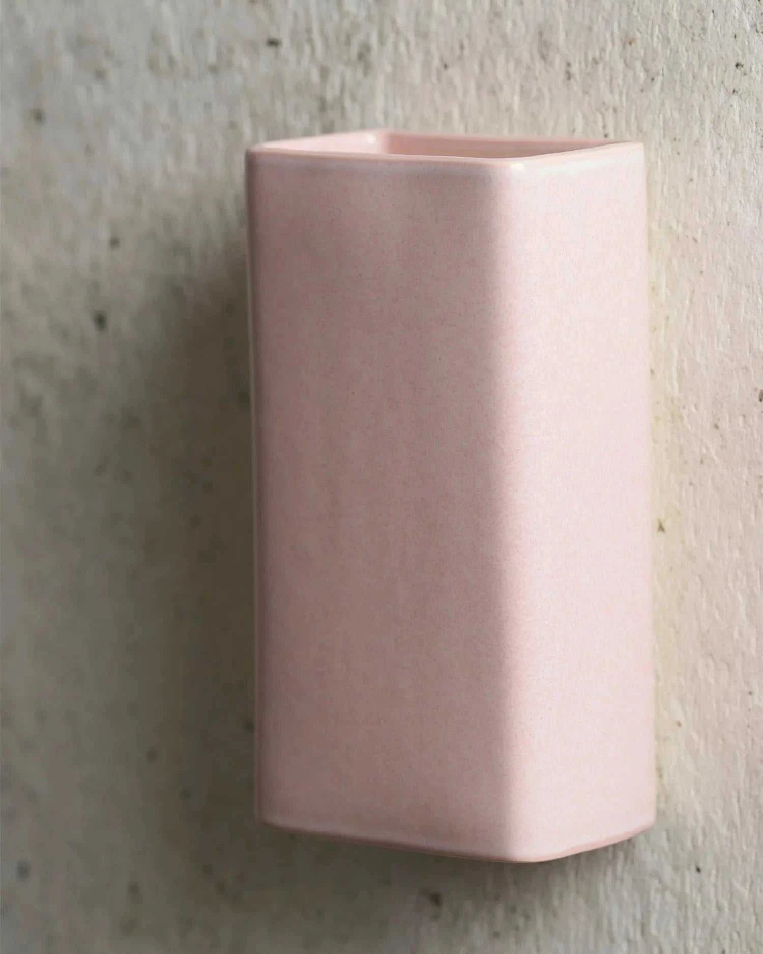 Robert Gordon Interiors Wall Sconce Robert Gordon Box Ceramic Wall Light - Rose Quartz