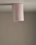 Robert Gordon Tall Cylinder Ceiling Light - Rose Quartz