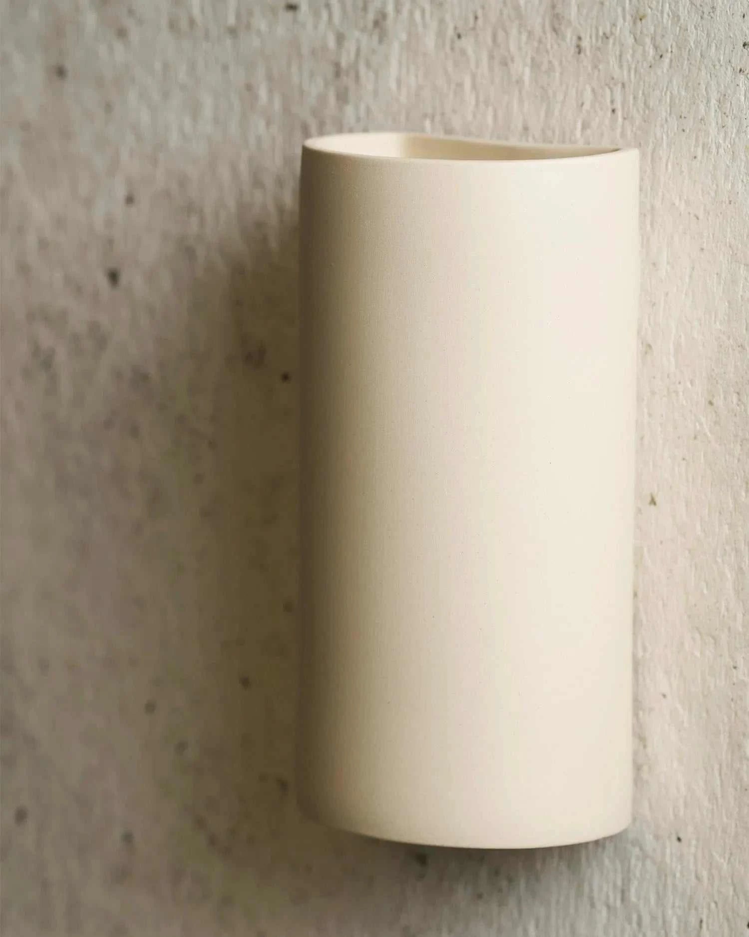 Robert Gordon Interiors Wall Sconce Robert Gordon Curve Ceramic Wall Light - Bone
