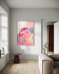 Shining Outward abstract canvas art print by Prudence Demarchi - vibrant abstract